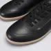 Zegna Men’s Smooth Leather Casual Sneakers, Signature Tone‑on‑Tone Stitching #B67538