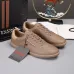 Zegna Men’s Smooth Leather Casual Sneakers, Signature Tone‑on‑Tone Stitching #B67540