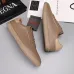 Zegna Men’s Smooth Leather Casual Sneakers, Signature Tone‑on‑Tone Stitching #B67540