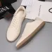 Zegna Men’s Smooth Leather Casual Sneakers, Signature Tone‑on‑Tone Stitching #B67541