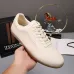 Zegna Men’s Smooth Leather Casual Sneakers, Signature Tone‑on‑Tone Stitching #B67541