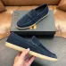 Zegna Men’s Suede Calfskin Loafers, Water‑Dyed Lining, Light TPR Outsole #B67575