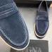 Zegna Men’s Suede Calfskin Loafers, Water‑Dyed Lining, Light TPR Outsole #B67575