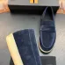 Zegna Men’s Suede Calfskin Loafers, Water‑Dyed Lining, Light TPR Outsole #B67575