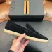 Zegna Men’s Suede Calfskin Loafers, Water‑Dyed Lining, Light TPR Outsole #B67576
