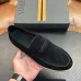 Zegna Men’s Suede Calfskin Loafers, Water‑Dyed Lining, Light TPR Outsole #B67576