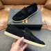 Zegna Men’s Suede Calfskin Loafers, Water‑Dyed Lining, Light TPR Outsole #B67576