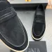 Zegna Men’s Suede Calfskin Loafers, Water‑Dyed Lining, Light TPR Outsole #B67576