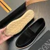 Zegna Men’s Suede Calfskin Loafers, Water‑Dyed Lining, Light TPR Outsole #B67576