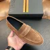 Zegna Men’s Suede Calfskin Loafers, Water‑Dyed Lining, Light TPR Outsole #B67577