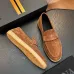 Zegna Men’s Suede Calfskin Loafers, Water‑Dyed Lining, Light TPR Outsole #B67577