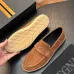 Zegna Men’s Suede Calfskin Loafers, Water‑Dyed Lining, Light TPR Outsole #B67577
