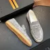 Zegna Men’s Suede Calfskin Loafers, Water‑Dyed Lining, Light TPR Outsole #B67578