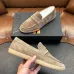 Zegna Men’s Suede Calfskin Loafers, Water‑Dyed Lining, Light TPR Outsole #B67579