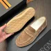 Zegna Men’s Suede Calfskin Loafers, Water‑Dyed Lining, Light TPR Outsole #B67579