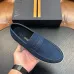 Zegna Men’s Suede Calfskin Loafers, Water‑Dyed Lining, Light TPR Outsole #B67581