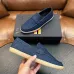 Zegna Men’s Suede Calfskin Loafers, Water‑Dyed Lining, Light TPR Outsole #B67581
