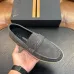 Zegna Men’s Suede Calfskin Loafers, Water‑Dyed Lining, Light TPR Outsole #B67582