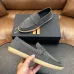 Zegna Men’s Suede Calfskin Loafers, Water‑Dyed Lining, Light TPR Outsole #B67582