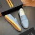 Zegna Men’s Suede Calfskin Loafers, Water‑Dyed Lining, Light TPR Outsole #B67583