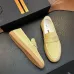 Zegna Men’s Suede Calfskin Loafers, Water‑Dyed Lining, Light TPR Outsole #B67584