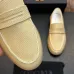 Zegna Men’s Suede Calfskin Loafers, Water‑Dyed Lining, Light TPR Outsole #B67584