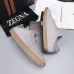 Zegna Men’s Suede Casual Sneakers, Signature Tone‑on‑Tone Stitching #B67542