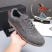 Zegna Men’s Suede Casual Sneakers, Signature Tone‑on‑Tone Stitching #B67543