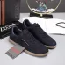 Zegna Men’s Suede Casual Sneakers, Signature Tone‑on‑Tone Stitching #B67544