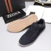 Zegna Men’s Suede Casual Sneakers, Signature Tone‑on‑Tone Stitching #B67544