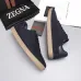 Zegna Men’s Suede Casual Sneakers, Signature Tone‑on‑Tone Stitching #B67544