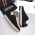Zegna Men’s Suede Casual Sneakers, Signature Tone‑on‑Tone Stitching #B67545