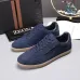 Zegna Men’s Suede Casual Sneakers, Signature Tone‑on‑Tone Stitching #B67546