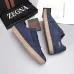 Zegna Men’s Suede Casual Sneakers, Signature Tone‑on‑Tone Stitching #B67546