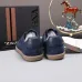 Zegna Men’s Suede Casual Sneakers, Signature Tone‑on‑Tone Stitching #B67546