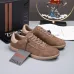 Zegna Men’s Suede Casual Sneakers, Signature Tone‑on‑Tone Stitching #B67547