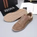 Zegna Men’s Suede Casual Sneakers, Signature Tone‑on‑Tone Stitching #B67547