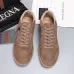 Zegna Men’s Suede Casual Sneakers, Signature Tone‑on‑Tone Stitching #B67547