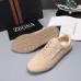 Zegna Men’s Suede Casual Sneakers, Signature Tone‑on‑Tone Stitching #B67548