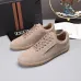 Zegna Men’s Suede Casual Sneakers, Signature Tone‑on‑Tone Stitching #B67549