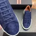 Zegna Men’s Triple Stitch Low‑Top Sneakers, Leather &amp; Suede Upper #B67564