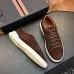 Zegna Men’s Triple Stitch Low‑Top Sneakers, Leather &amp; Suede Upper #B67565