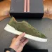 Zegna Men’s Triple Stitch Low‑Top Sneakers, Leather &amp; Suede Upper #B67566