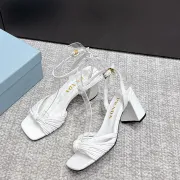 Prada Shoes for Women's Prada Sandals Heel height:7cm #A65290