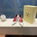 Valentino V‑Logo Pointed‑Toe Patent Leather Pumps 8cm Heel #B68450