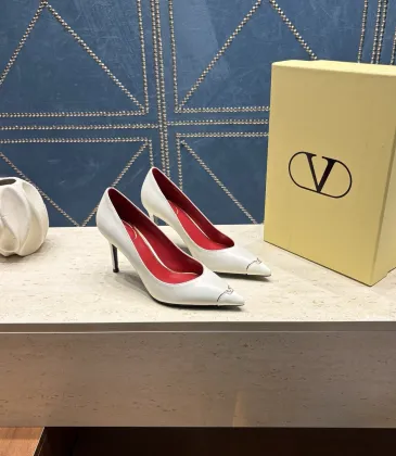 Valentino V‑Logo Pointed‑Toe Patent Leather Pumps 8cm Heel #B68450