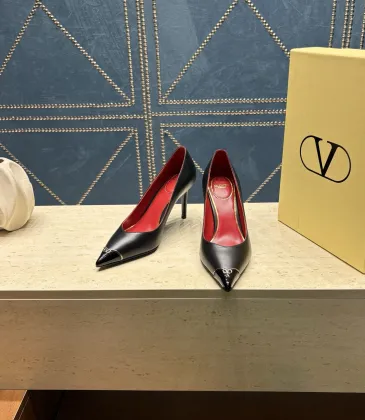 Valentino V‑Logo Pointed‑Toe Patent Leather Pumps 8cm Heel #B68451
