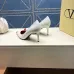 Valentino V‑Logo Pointed‑Toe Patent Leather Pumps 8cm Heel #B68453