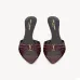 YSL 60mm Babylone Ruched Leather Mule #B67694
