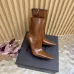 YSL Cassandre Side‑Zip Square‑Toe Ankle Boots 10.5cm Heel #B68441